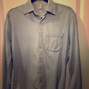 Long sleeve denim shirt
